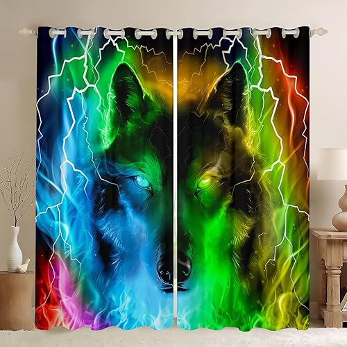 Miniatura 14 de Cortinas con teclas de piano, notas musicales, cortinas de ventana para niños, niñas, adolescentes, con patrón musical, cortinas de ventana para