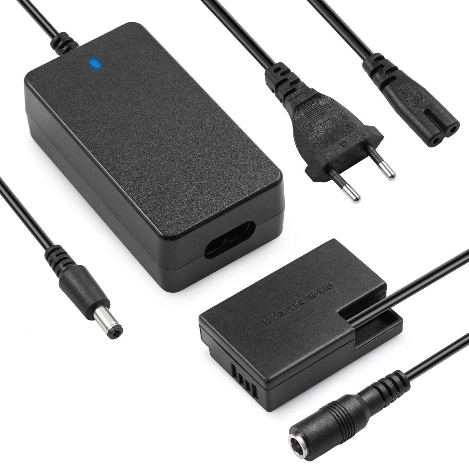 ENEGON ACK-E18 ACアダプター Canon LP-E17 ENEGON LP-E17 Dummy Battery ACK-E18 DC Coupler Adapter Kit
