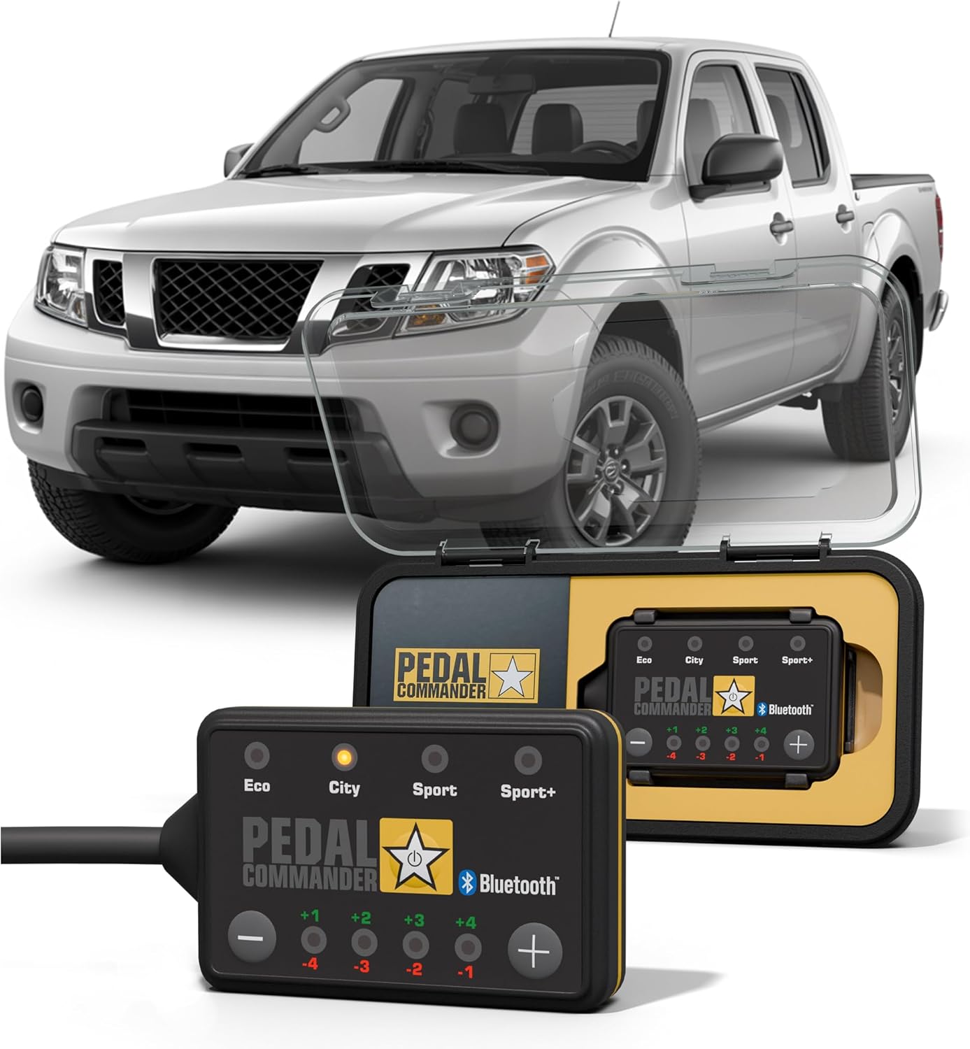 PEDAL COMMANDER for Nissan Frontier 2005-2021 Throttle Response Controller - Fits D40, LE, S, SE, SE Crew Cab, SE King Cab, SL, SV, SV-14, XE King Cab, 2.5L, 3.0L, 4.0L, Frontier Accessories