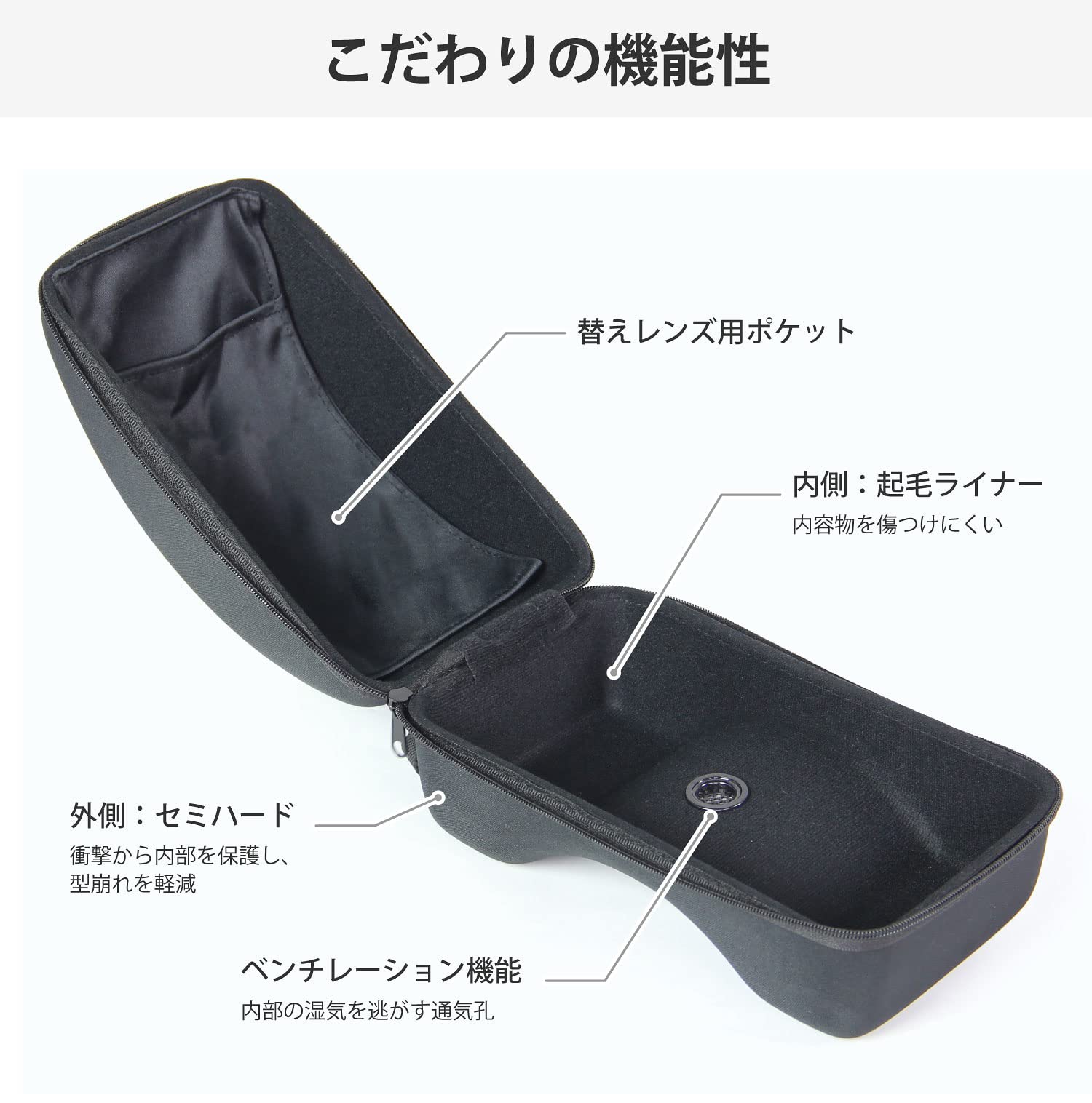 Amazon.co.jp: VAXPOT(バックスポット) ハードゴーグルケース