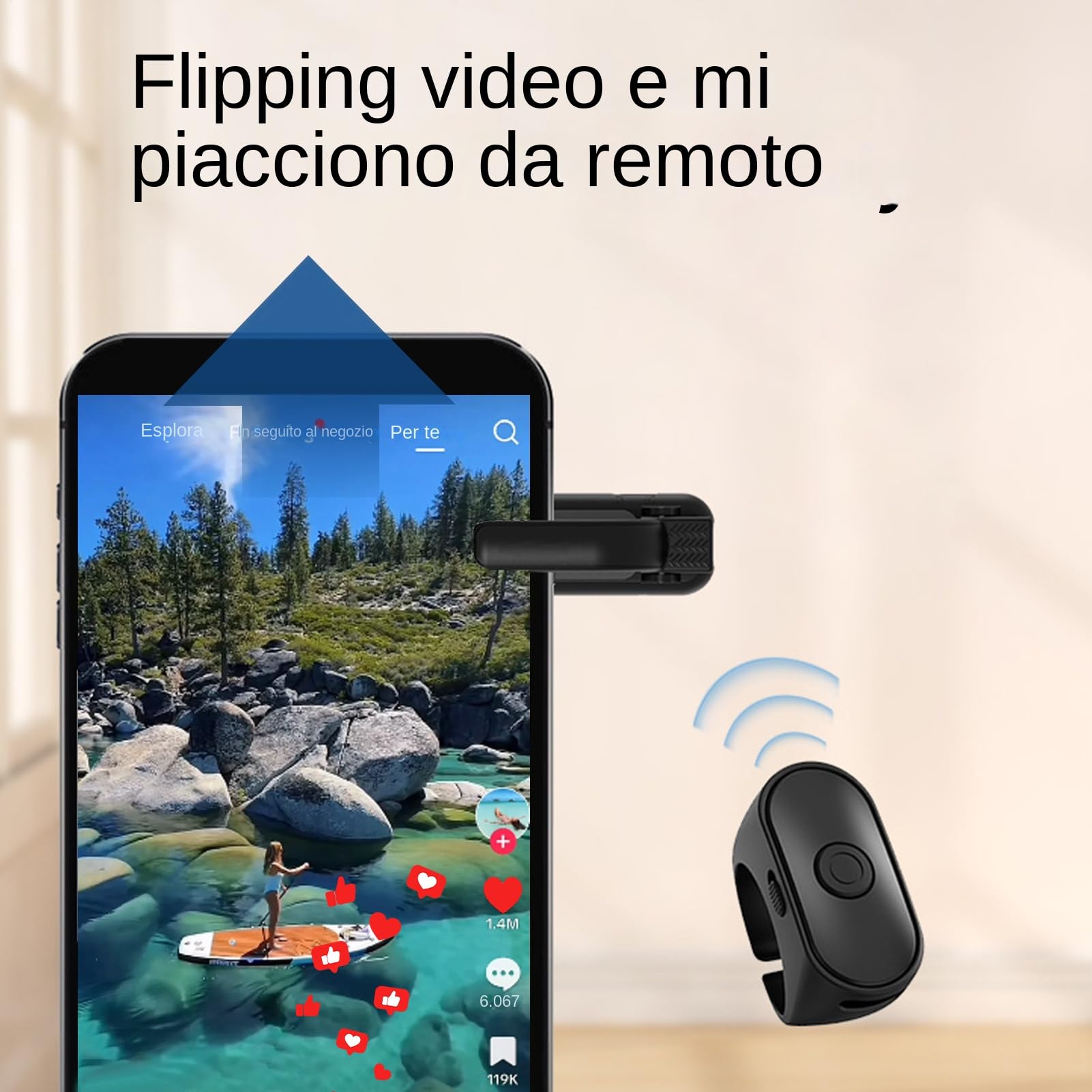 Pagina Turner - Remoto Control Pagina Turner | Pagine Di E-book Compatte Clicker Turners | Accessorio E-reader A Lungo Durata | Per Uomini Ragazze Donne