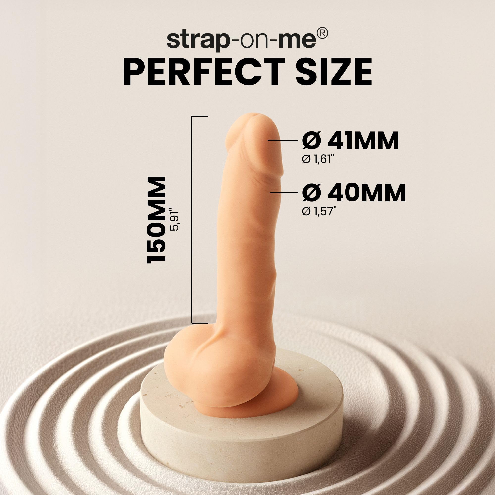 strap-on-me Dildo Realistico Rotante Vibrante con Telecomando, Ricaricabile, Sextoy Donna, Dildo Rotante a 360° Va e Vieni, Doppio Motore, Ventosa Potente, 7 Modalità, Lunghezza Inseribile 150 mm