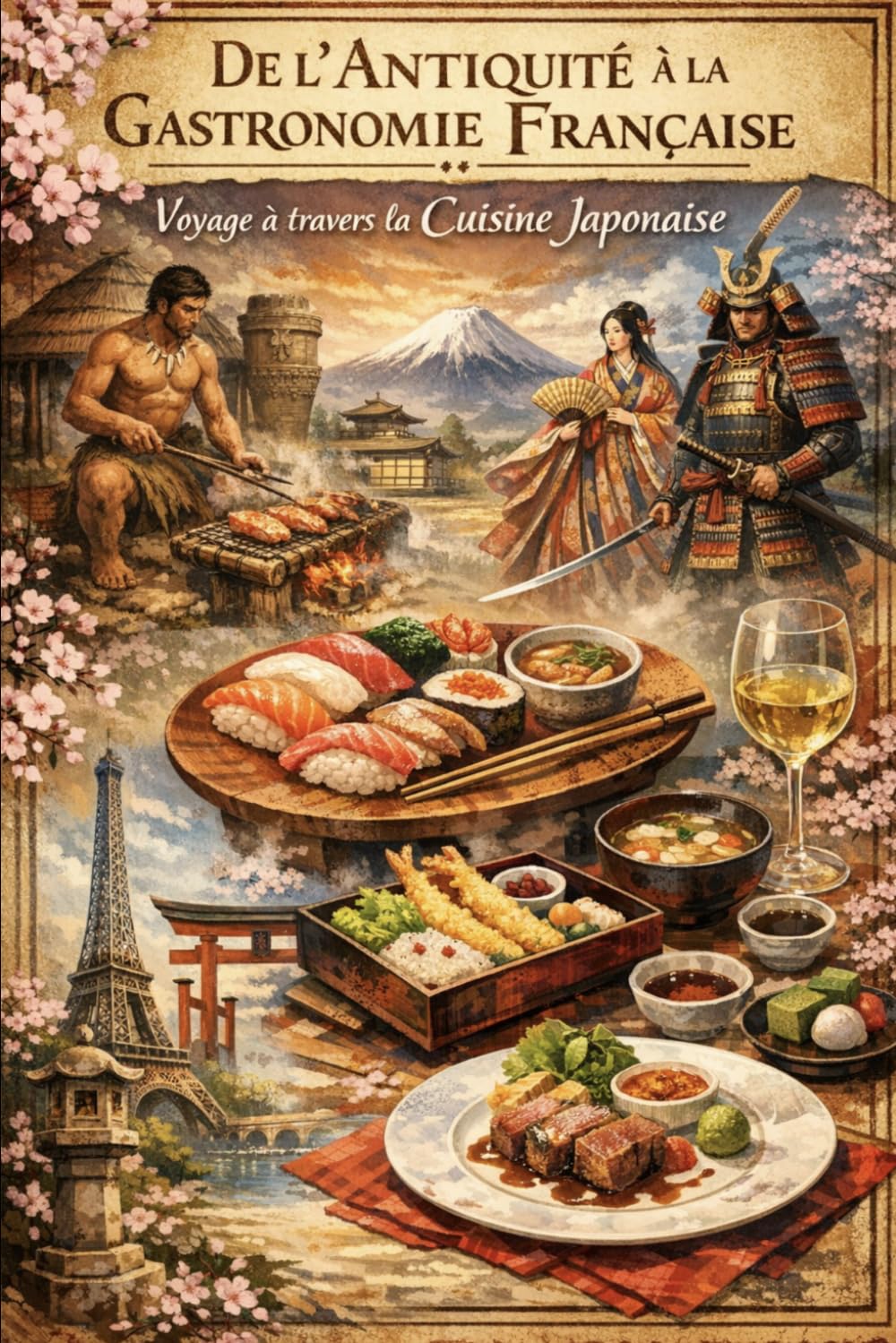 De l’Antiquité à la Gastronomie Française : Voyage à travers la Cuisine Japonaise: Volume 1
