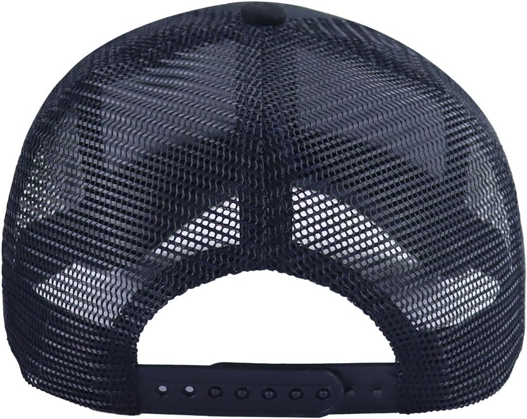 American Flag with Lineman Hats for Men, Adjustable Leather Patch Electrician Baseball Cap - Image 5