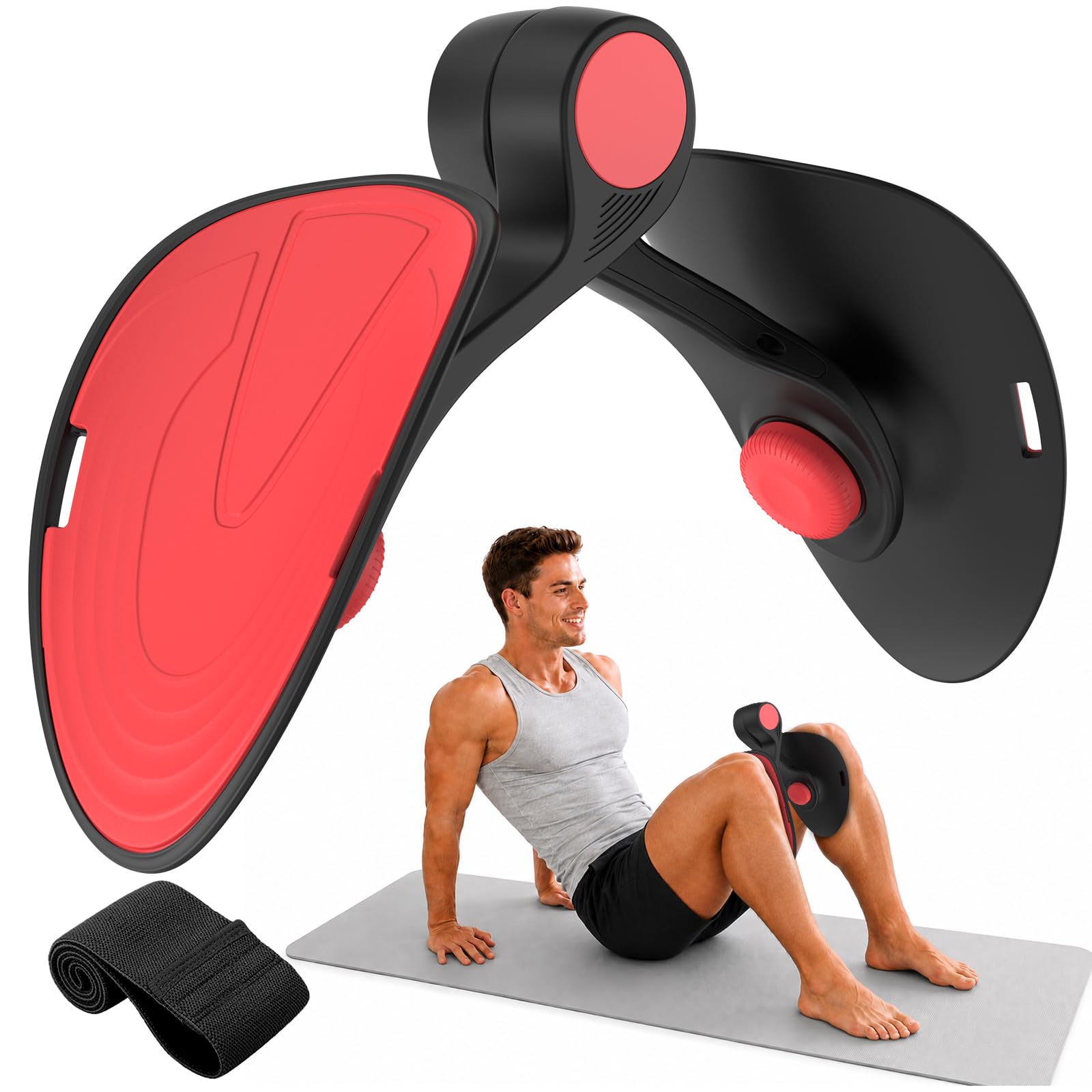 Pelvic Floor Exercise Devices 35lb Resistance Kegel Thigh Trainer with Band