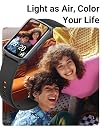 Amzhero Health Fitness Tracker with 24/7 Heart Rate, Blood Oxygen, Blood Pressure, Sleep Tracker, 5ATM Waterproof Activity Trackers with Step Tracker, Pedometer (S & L Bands Included) gallery image
