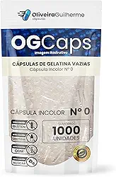 Cápsula De Gelatina Incolor Vazia