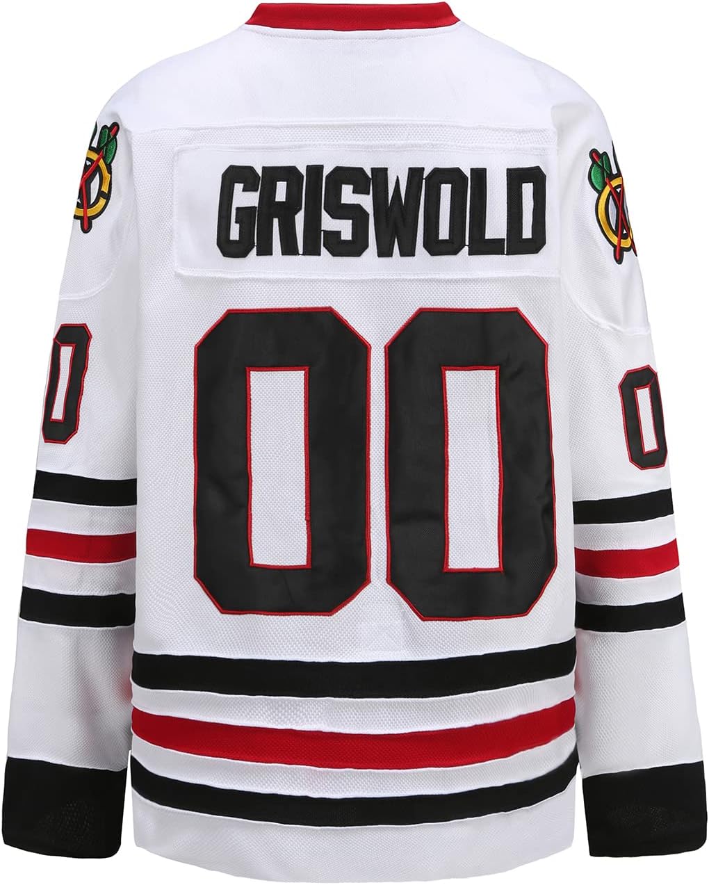 PSOOO Griswold #00 Movie Hockey Jerseys Stitched Letters and Numbers S-XXXL