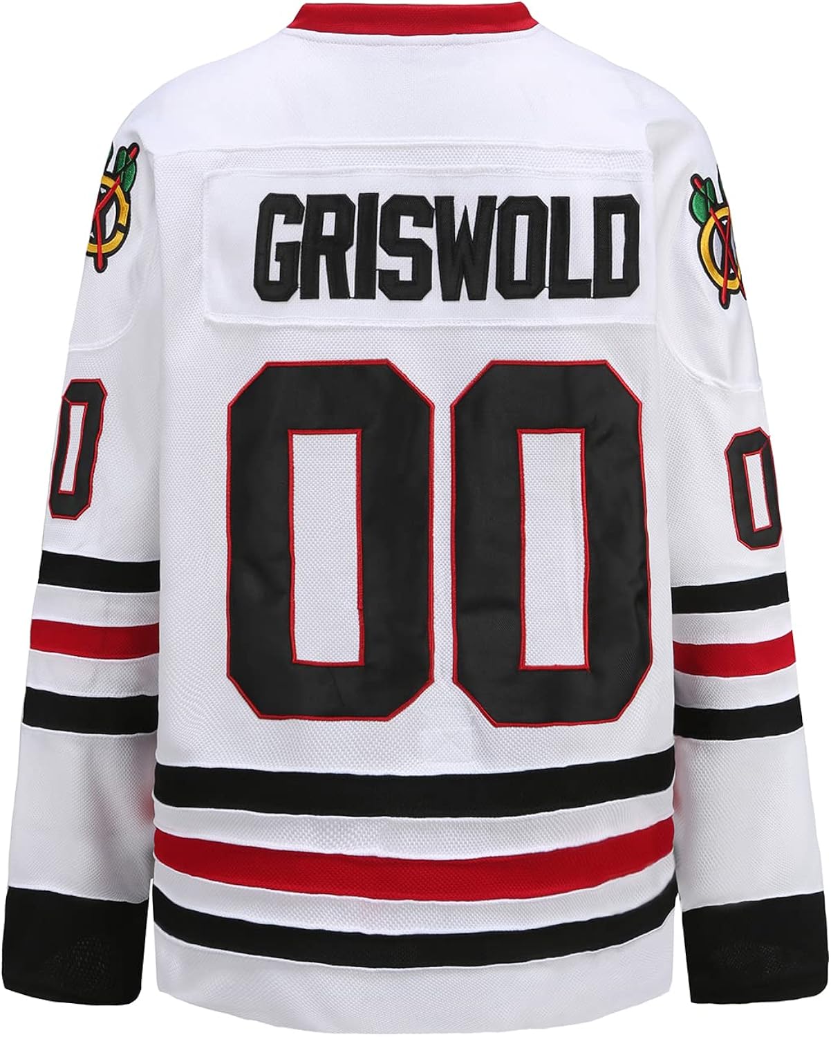 oldtimetown Griswold #00 Movie Hockey Jerseys Stitched Letters and Numbers S-XXXL