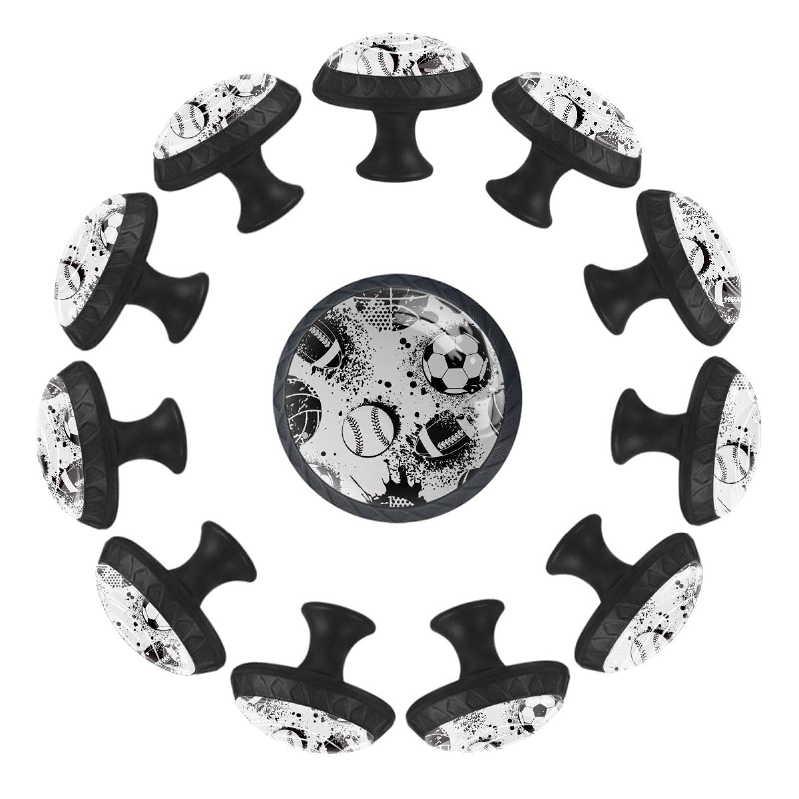 Boutons de tiroir baseball pour relooker une commode de chambre ou de creche