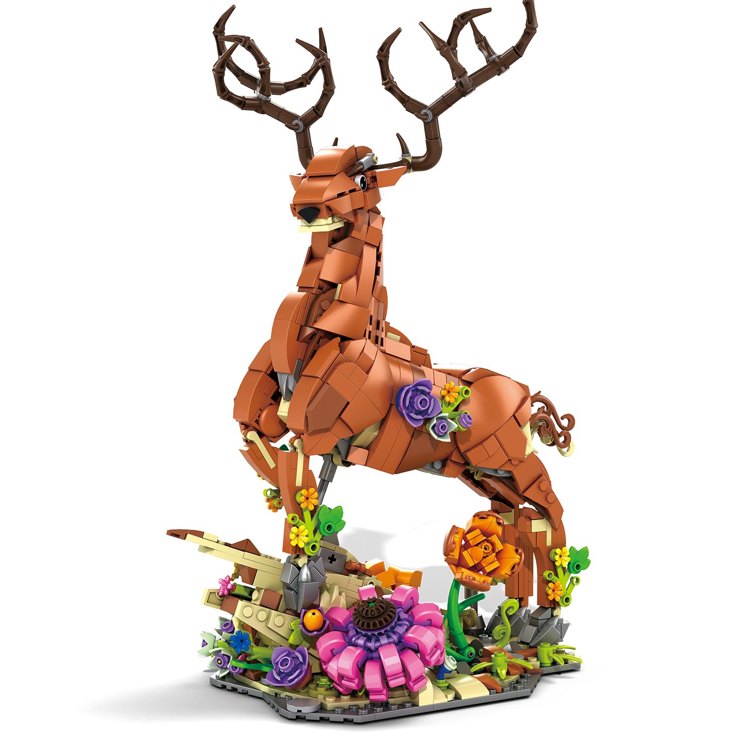 2 in 1 Deer&Unicorn Animals Building Set,Animal Blocks Toys Sets for Boys,Age 6+ Year Old