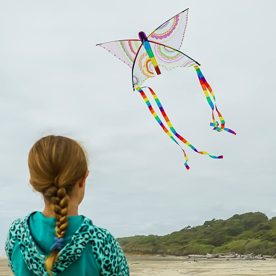 Cometa De Bolsillo Para Niños Rainbow Parafoil Kite Regalo Para Niños Familia Eigraketly Od016777 02