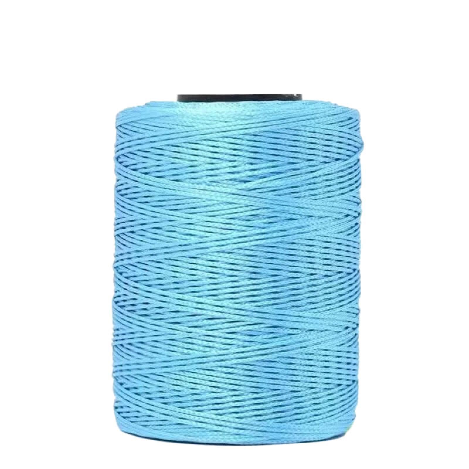Sznurek poliestrowy, 1 mm, 100 g, pleciony sznurek do makramy, do robienia na drutach, lekka przędza do szydełkowania, do rękodzieła, torby, kosza, poduszki, dekoracje domu, 4 szt., kol-19
