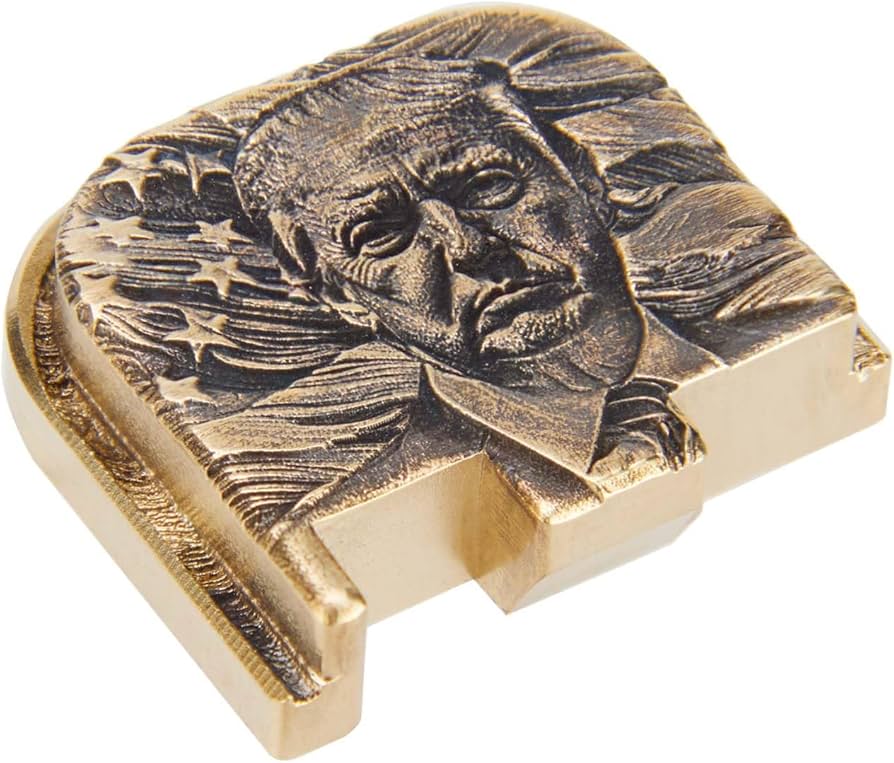 Amazon.com: NDZ Performance Donald Trump Brass Slide Cover Back