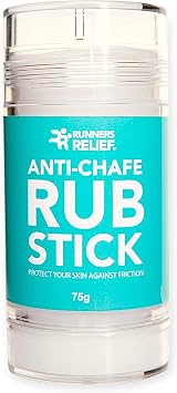 RUBSTICK   75g Anti-Chafe Balm to Prevent Irritation, rubbing and blisters During Sport. Sweatproof, Waterproof, Easy to Apply, Natural Ingredients, Neutral Scent 75g