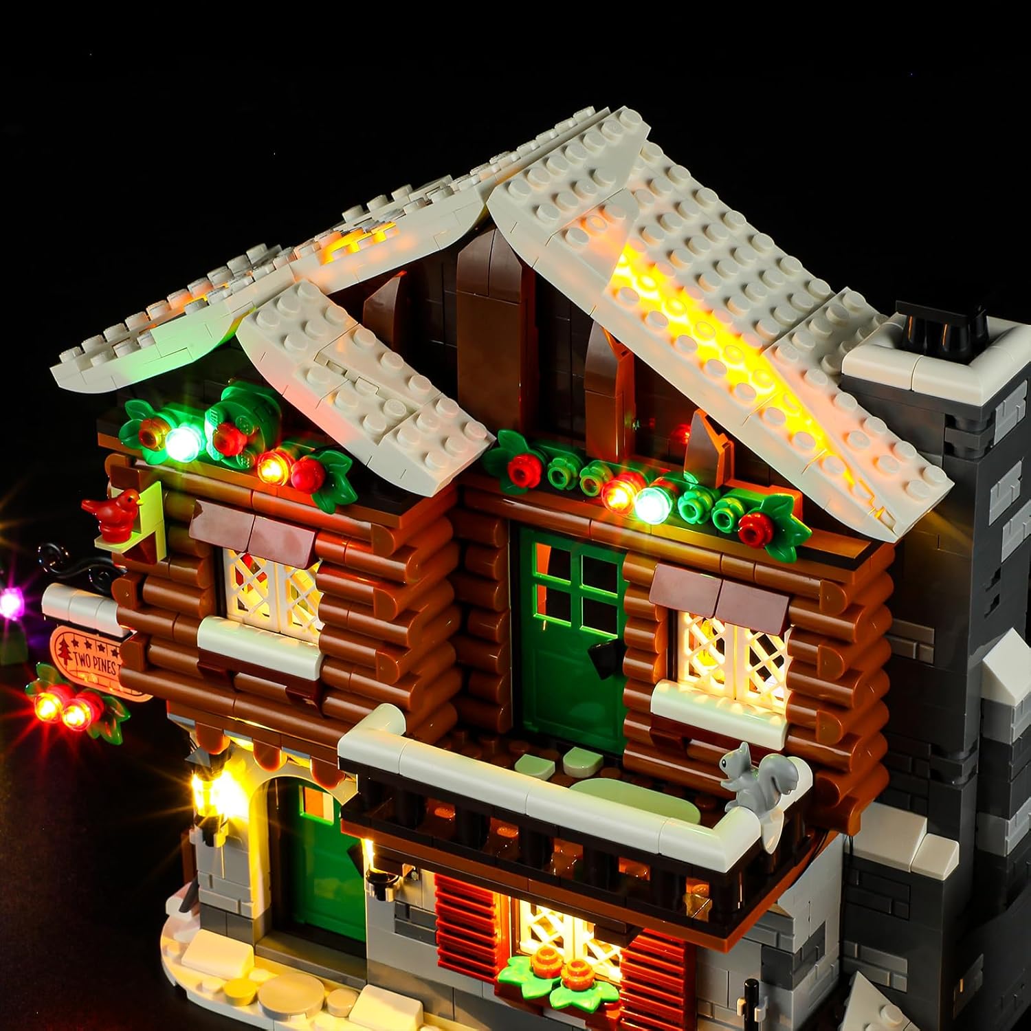 LED Lights Compatible with Lego Icons Alpine Lodge 10325 Building Blocks - Not Included The Model- Gift idea for Winter Village Collection