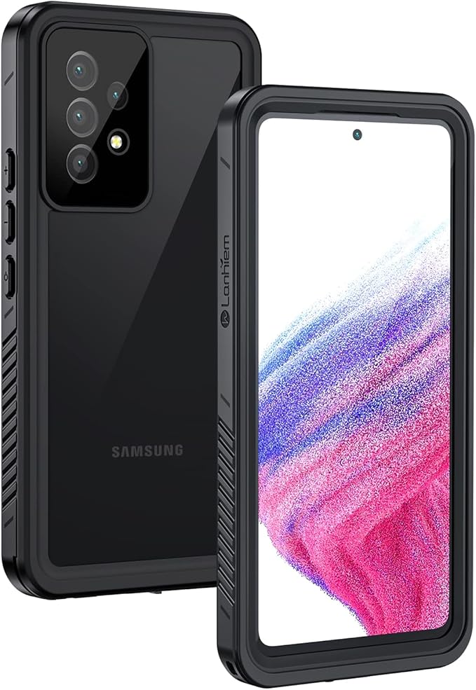 Lanhiem Samsung A53 5G Case, IP68 Waterproof Dustproof Shockproof Case