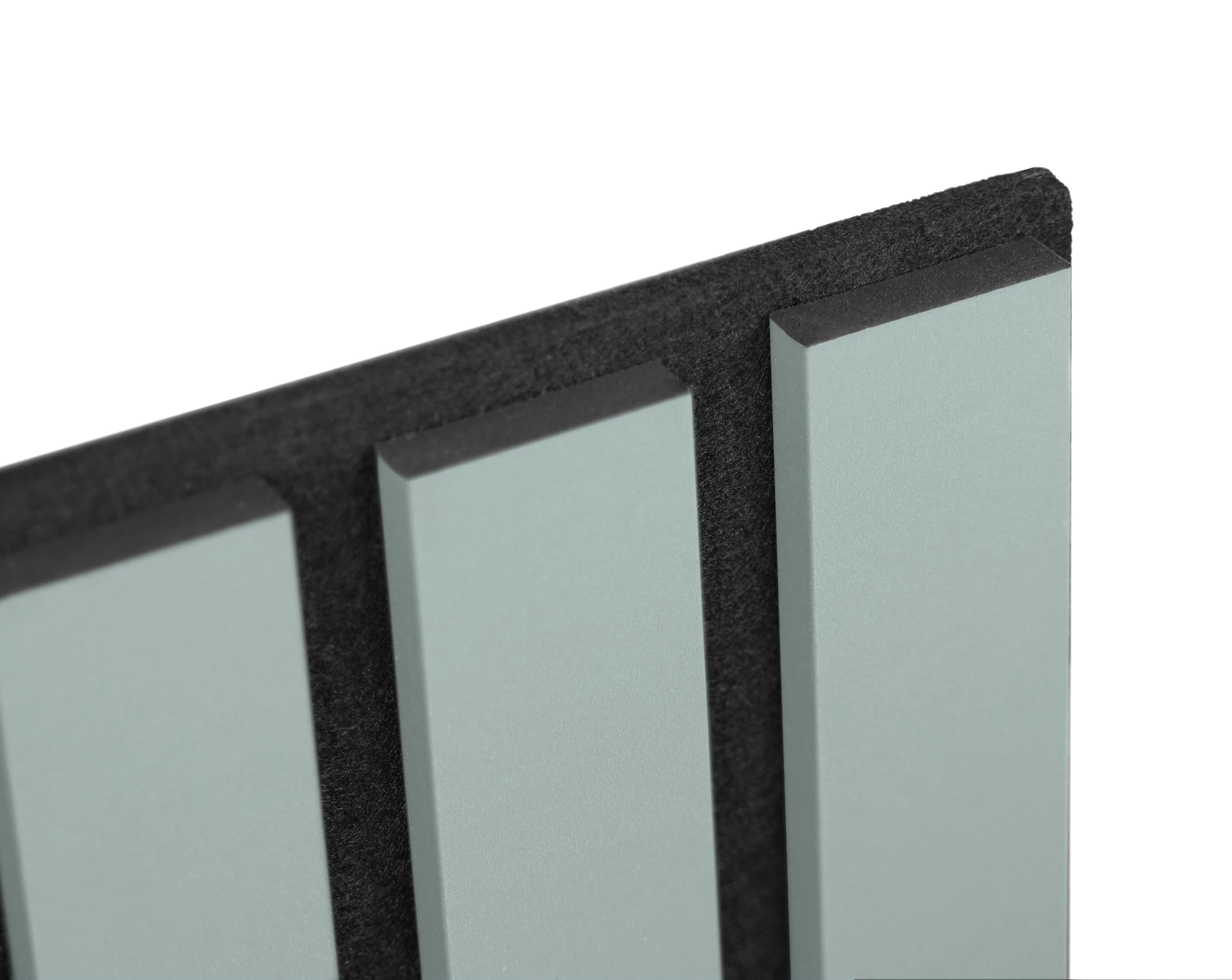 BD ART Akustikpaneele 50x50 cm - Made in Poland - Oliv grün- Wandverkleidung Innen Wandpaneele Holzoptik - 3D Lamellenwand Paneele - Akustik Holzpaneele Wand Holzverkleidung Panel Set mit 4 Teilen