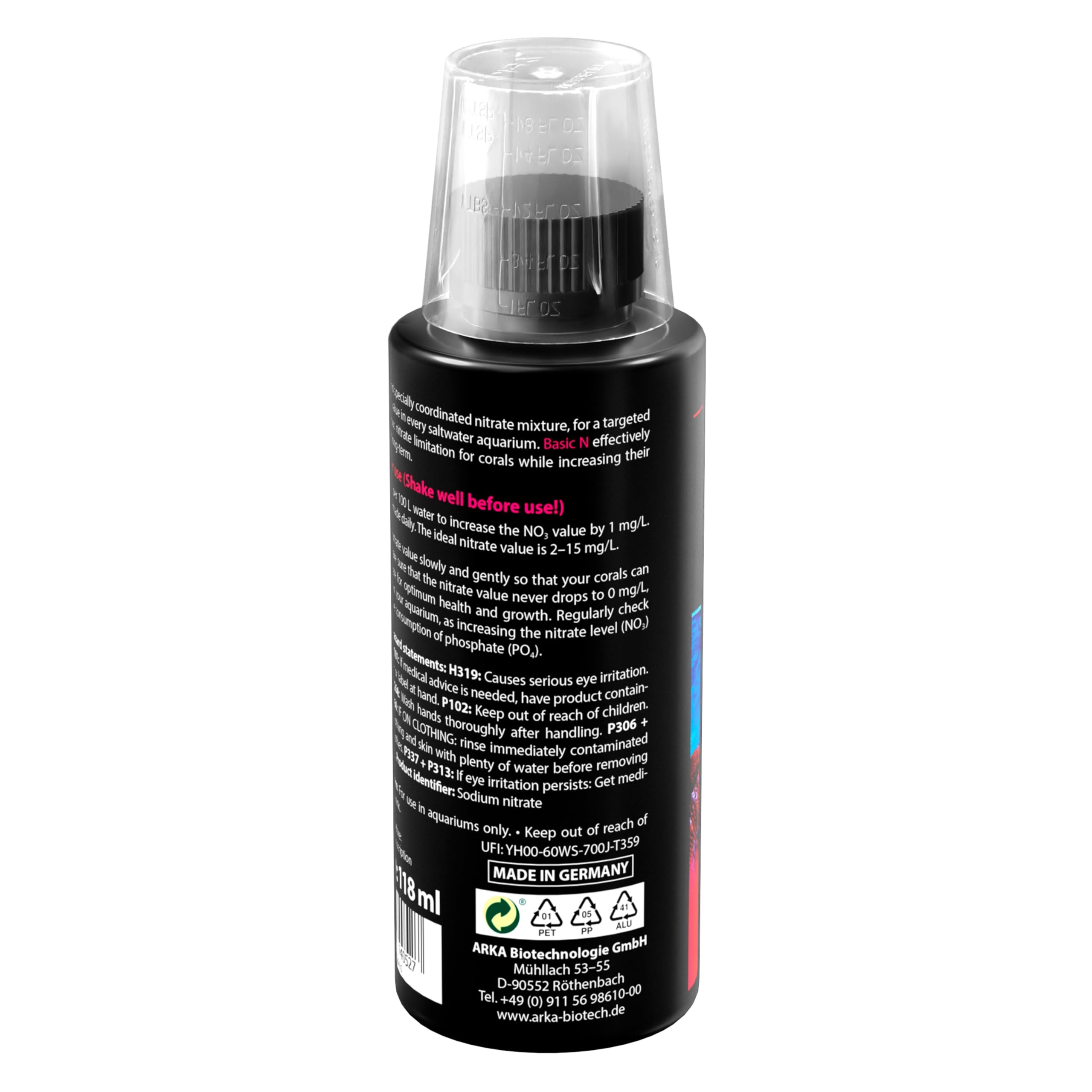 ARKA - Basic N - Nitrate Increase (118ml.), multicolor, 4oz (118ml) - Image 3