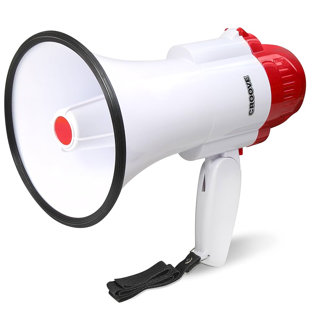 Portable Megaphone Bullhorn 30 Watt Powerful With Siren : Amazon.com.tr:  Spor ve Outdoor