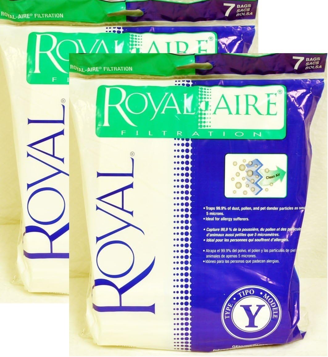 Royal Y Vacuum Bags royal-aire y bag (14 Bags)