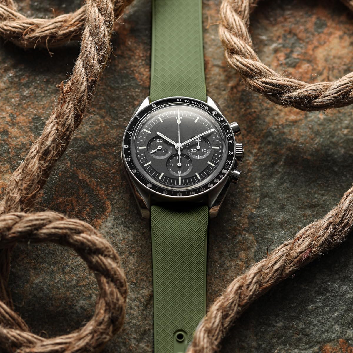 ZULUDIVER Cinturino in gomma StormForce | Cinturino di ricambio in gomma HNBR ad alte prestazioni, cinturino da immersione impermeabile, sgancio rapido