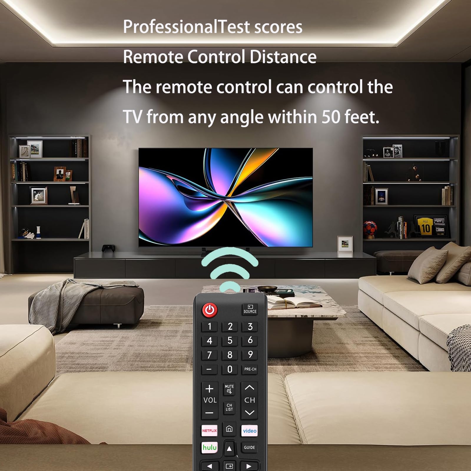 EONCHARM Universal Remote Control for All Samsung TV Compatible with All Samsung LCD LED HDTV 3D Smart TVs Models — Amazon image 3