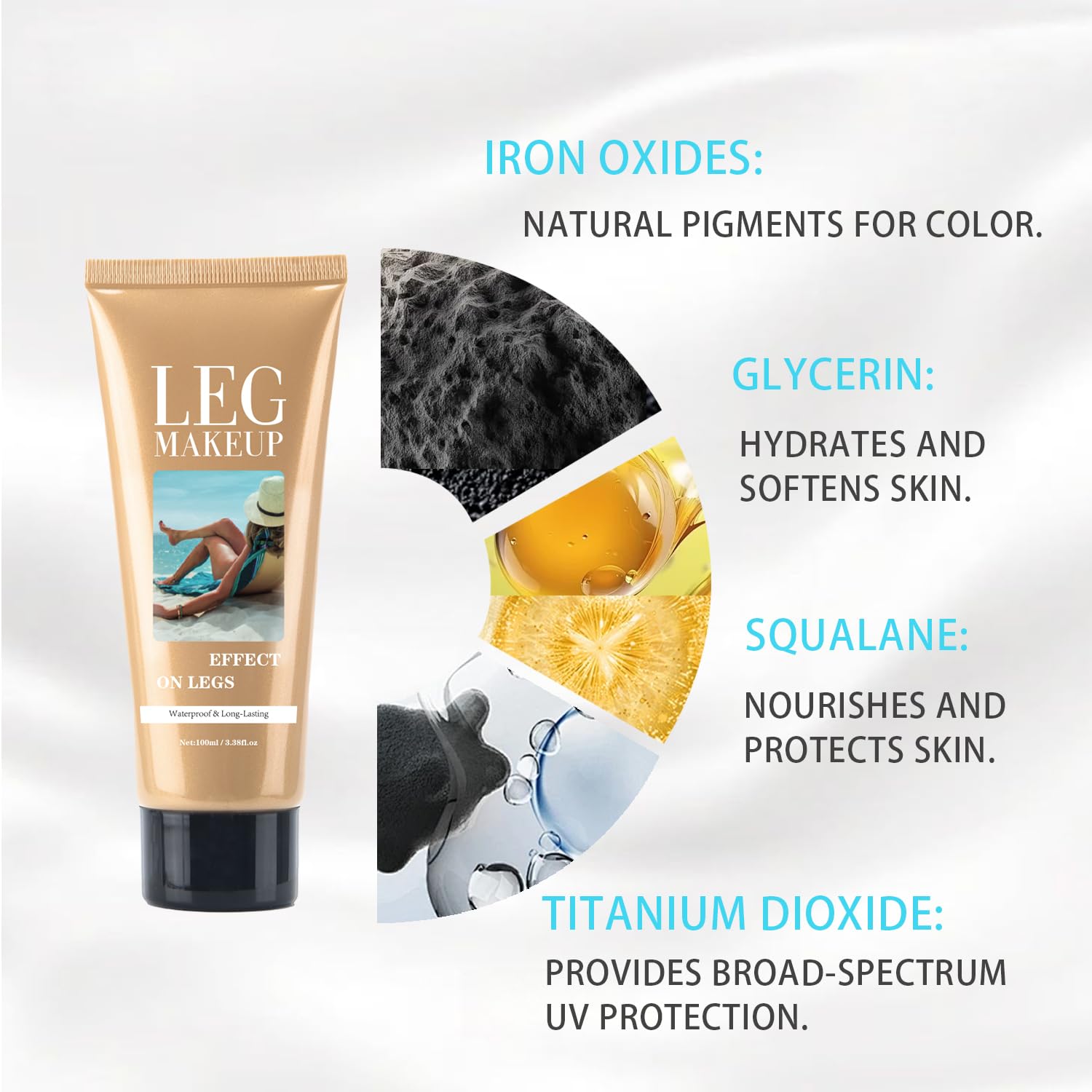 Leg Makeup Waterproof No Transfer - Image 3