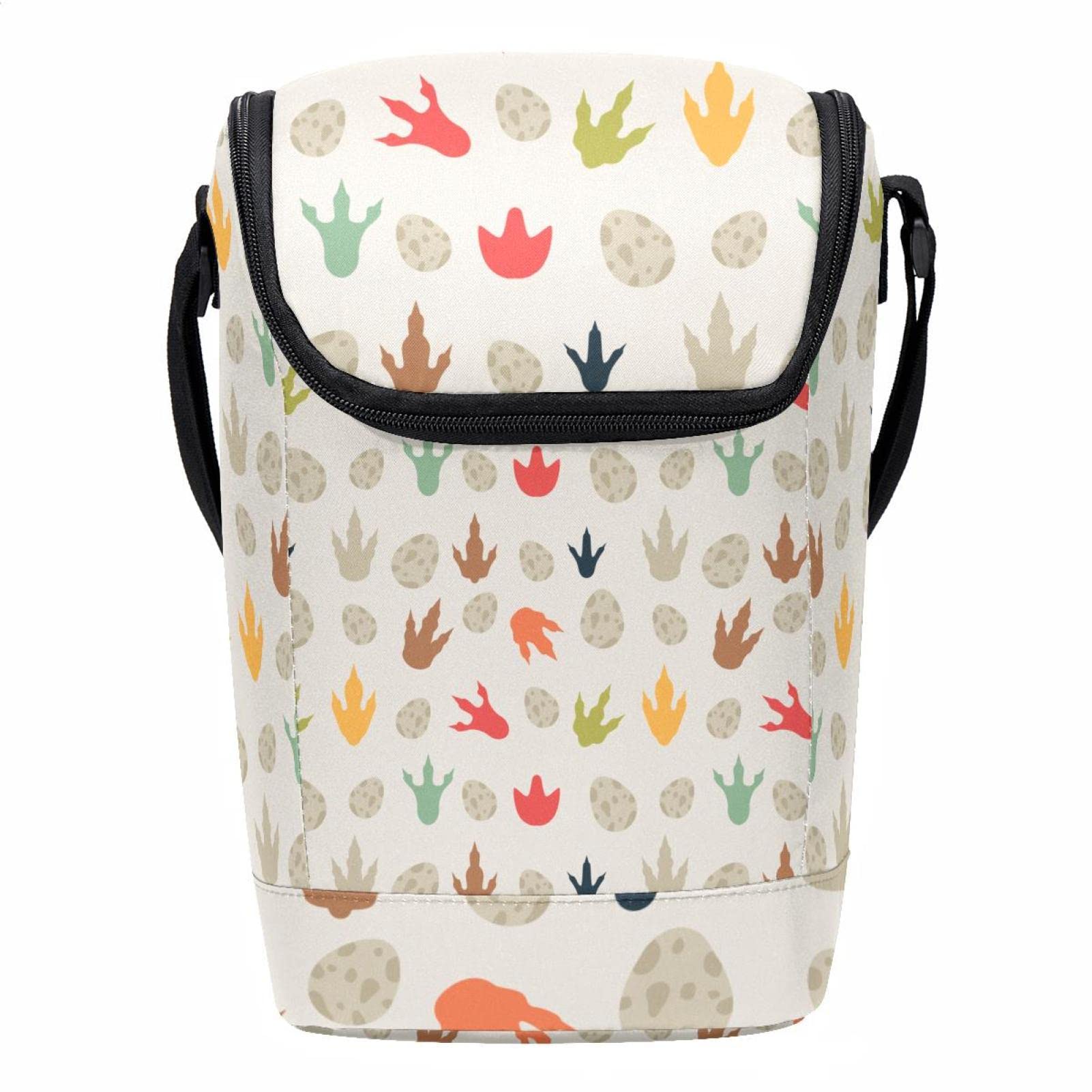 Bolsa de almuerzo con cremallera infantil de dinosaurios portacomidas