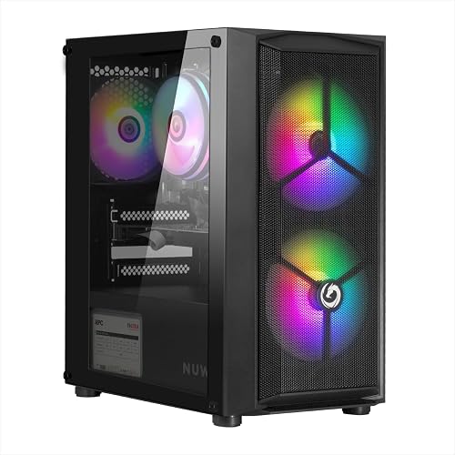 Nuwo PC de jeu fixe i5 CPU jusqu'à 3,8 GHz, Ram 16 Go, RX…