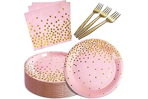 Pretty Plate Sets in Pink for Birthday Parties