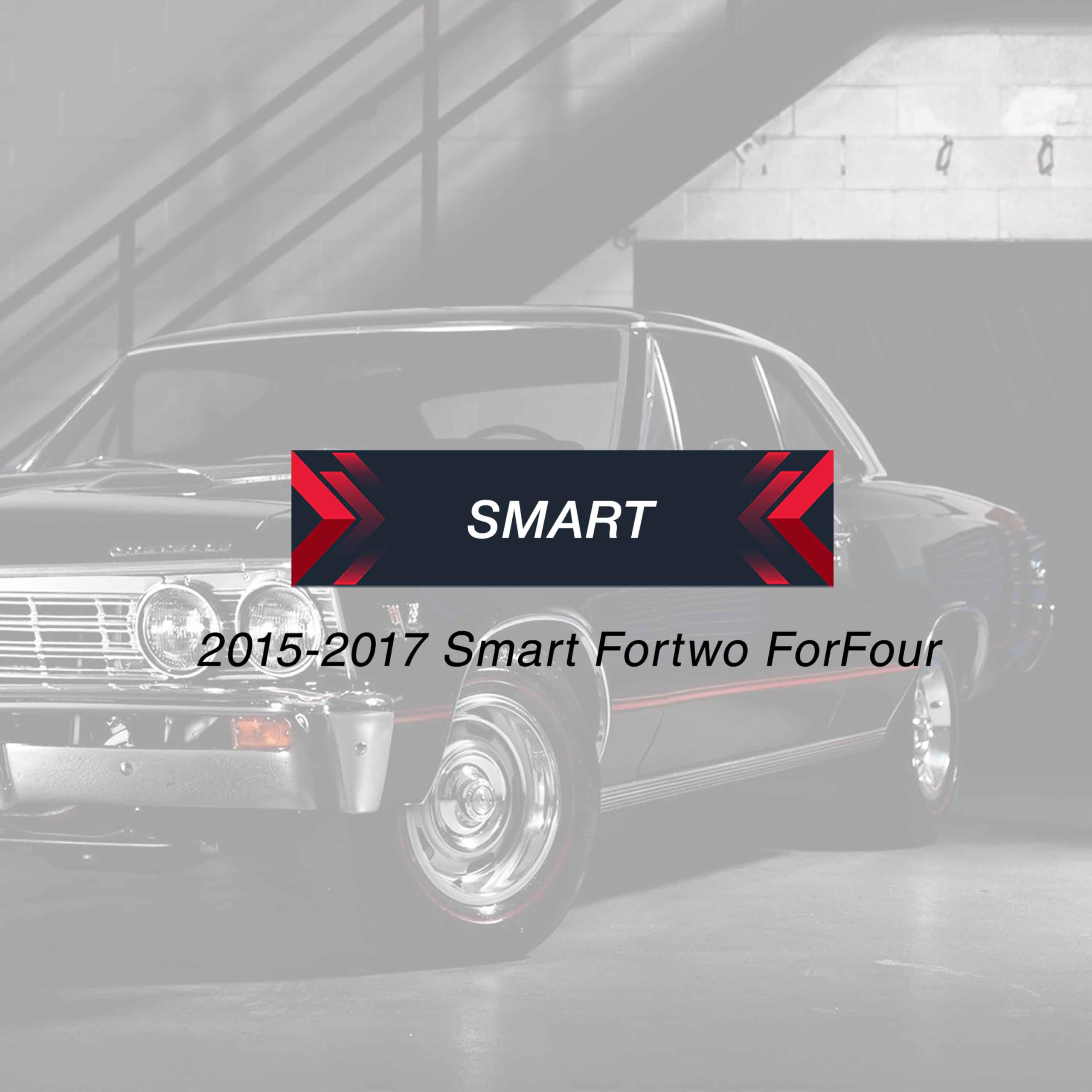 2 telecomandi di ricambio a 4 pulsanti per Smart Fortwo ForFour 2015-2017 (CWTWB1G767, 4A)