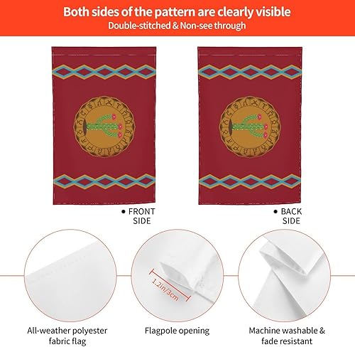 Miniatura 6 de POOEDSO Panteera Wayuu Garden Flags 12x18Inch Double Sided Outdoor Yard Decoration Garden Flag For Patio Lawn Home Welcome Flags