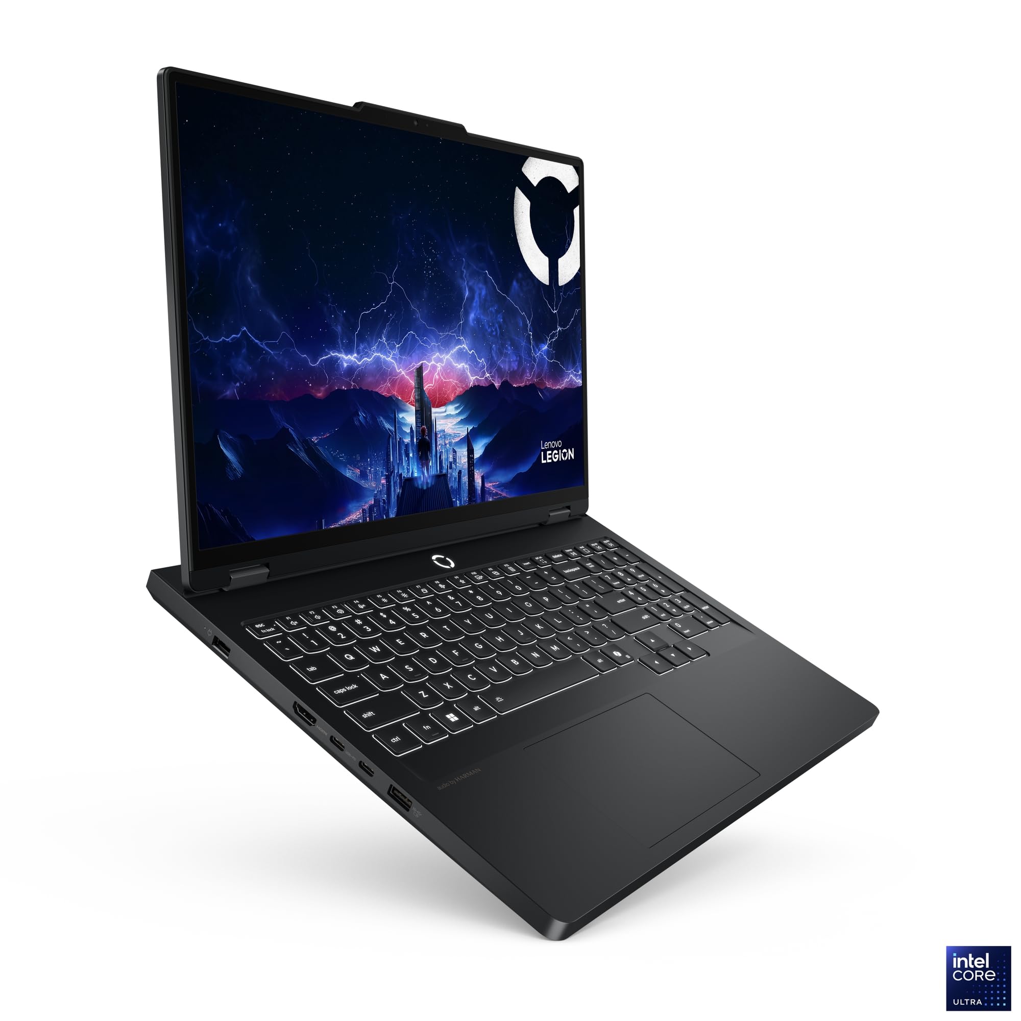 Lenovo Legion Pro 5 16IAX10H - Ordinateur Portable Gaming 16'' OLED WQXGA 165Hz (Intel Ultra 7 255HX, RAM 32Go, SSD 1To, NVIDIA RTX 5070 8GB, Windows 11) Clavier rétroéclairé en Blanc AZERTY - Noir