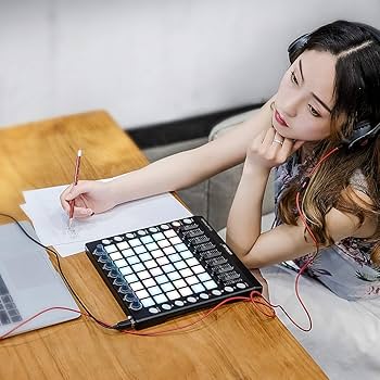 Amazon.co.jp: MIDI コントローラー、PAD48 ポータブル USB MIDI