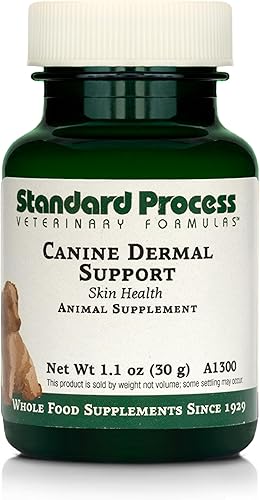 Miniatura 8 de Standard Process Inc. Soporte dérmico canino - Suplemento para la piel y las glándulas suprarrenales - Suplemento integral de salud de la piel para