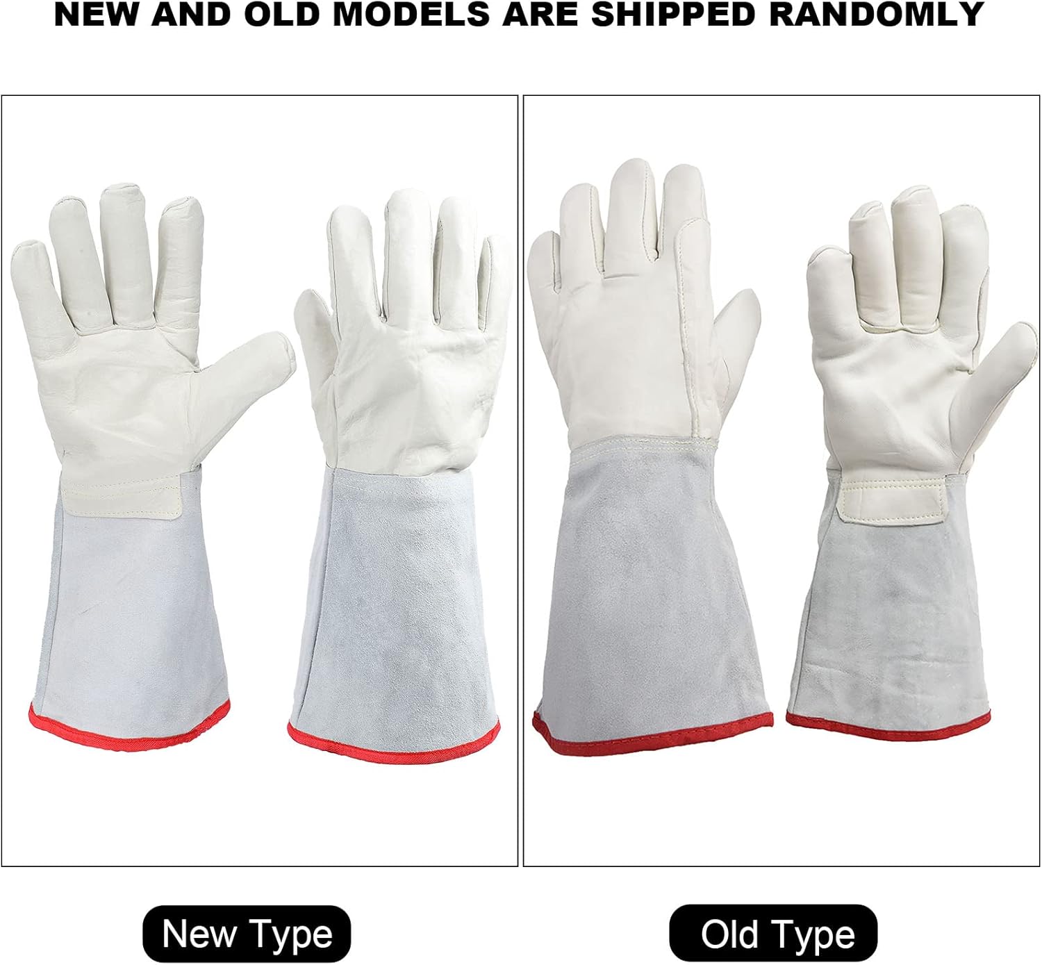 Yosoo Health Gear 40cm Long Cryogenic LNG Liquid Nitrogen Treatment Protective Glove Work Gloves Cold Storage Safety Frozen Cryo Cowhide Low Temperature