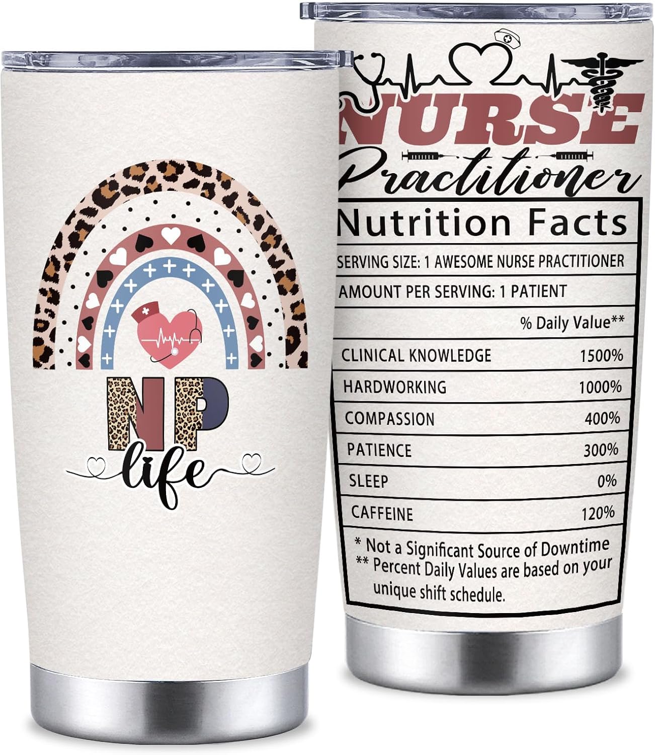Nurse Practitioner Gifts for Women, NP Gifts for Graduation Appreciation Retirement, Nurse Practitioner Week Gift Tumbler