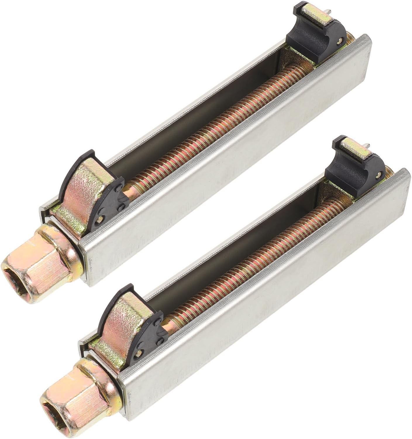 2pcs Motorcycle Suspension Spring Compressor Tool Silver Metal 15.50cm