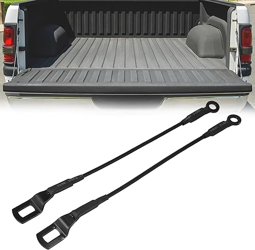 Miniatura 3 de X AUTOHAUX Par de cables de portón trasero para puerta de elevación Correas de apoyo Pickup para Toyota Tacoma 1995-2003 65770-04030