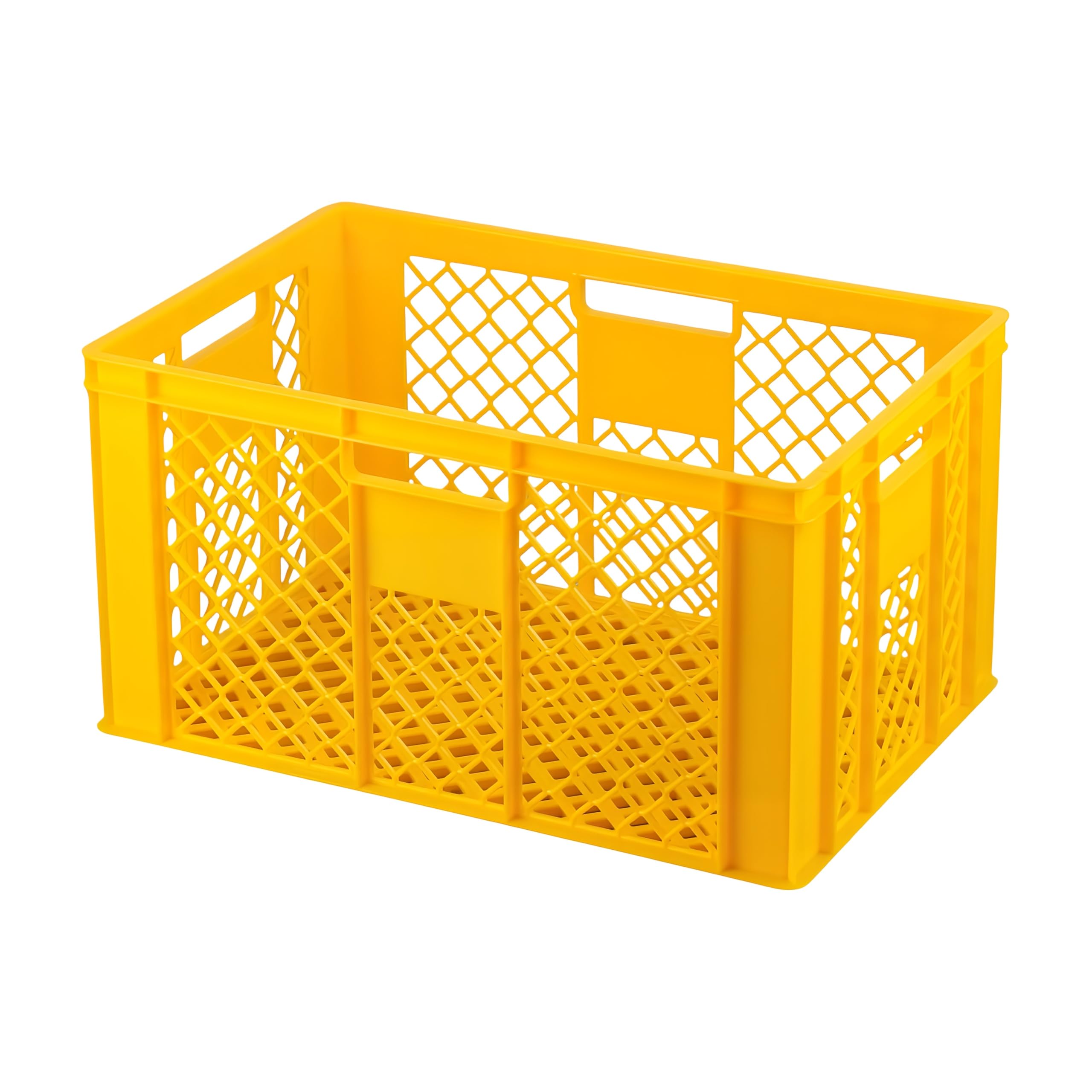 Logiplast 4 Stück Bäckerkisten Brotkisten 600 x 400 x 320 mm in gelb