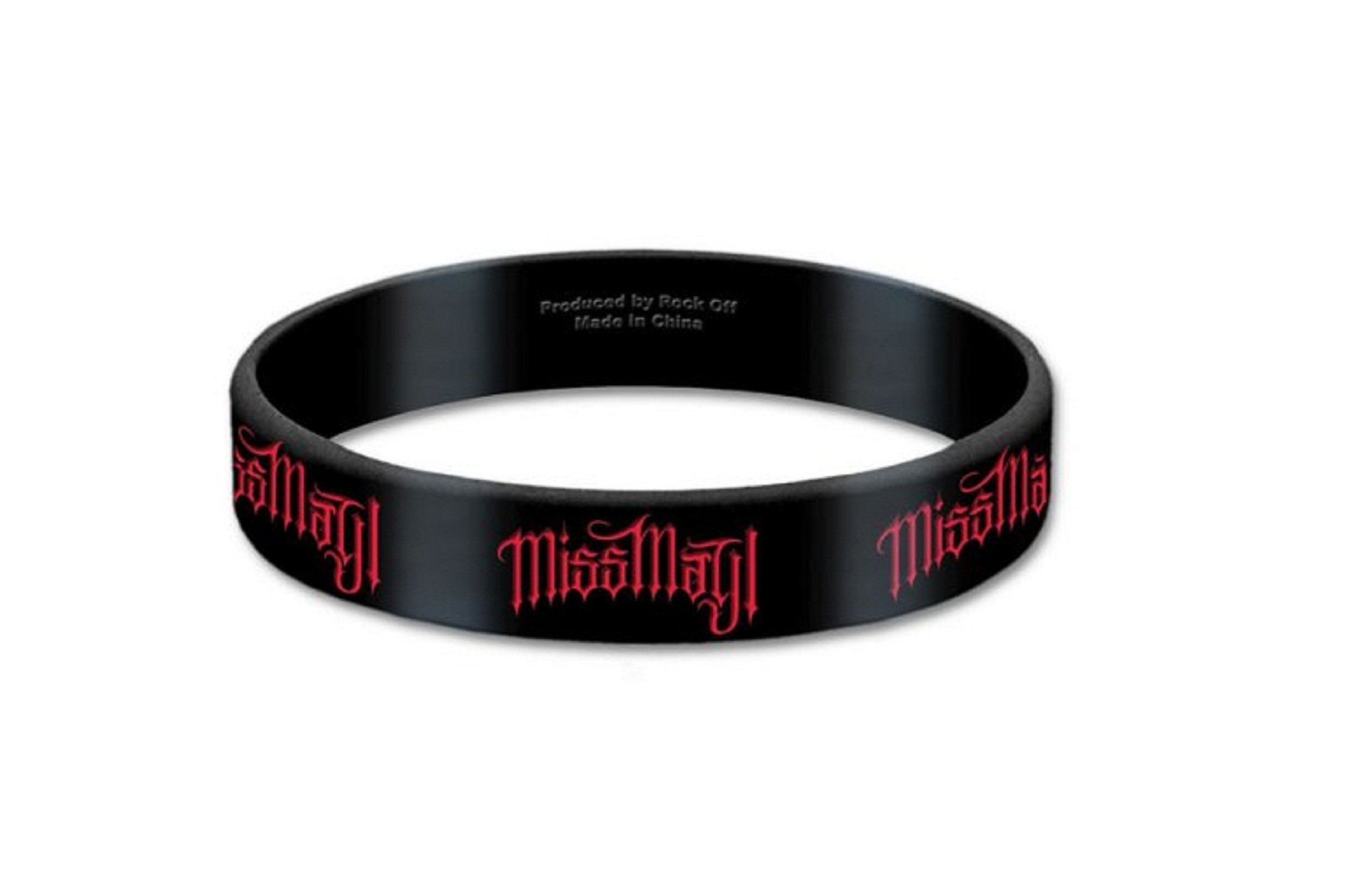 Miss May I Official Wristband Band Logo Rise Of The Lion 17Mm Rubber Size Accessory Size