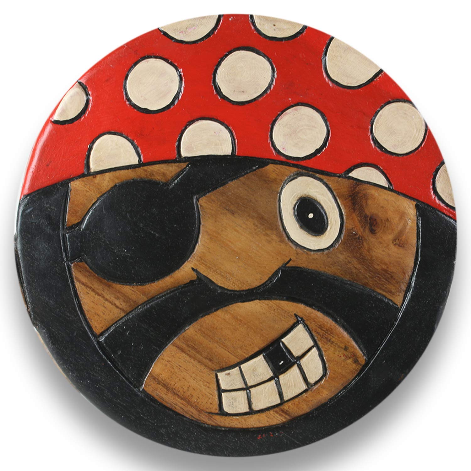 ART-CRAFT KH163 Kinderhocker Holz Schemel mit Tiermotiv Pira