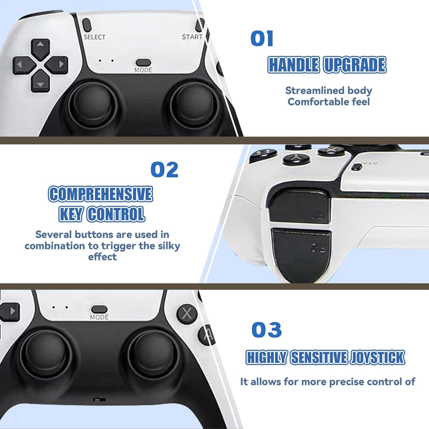 Image showing two people playing the M15 Retro Game Stick on a 4K TV, emphasizing the high-definition output.