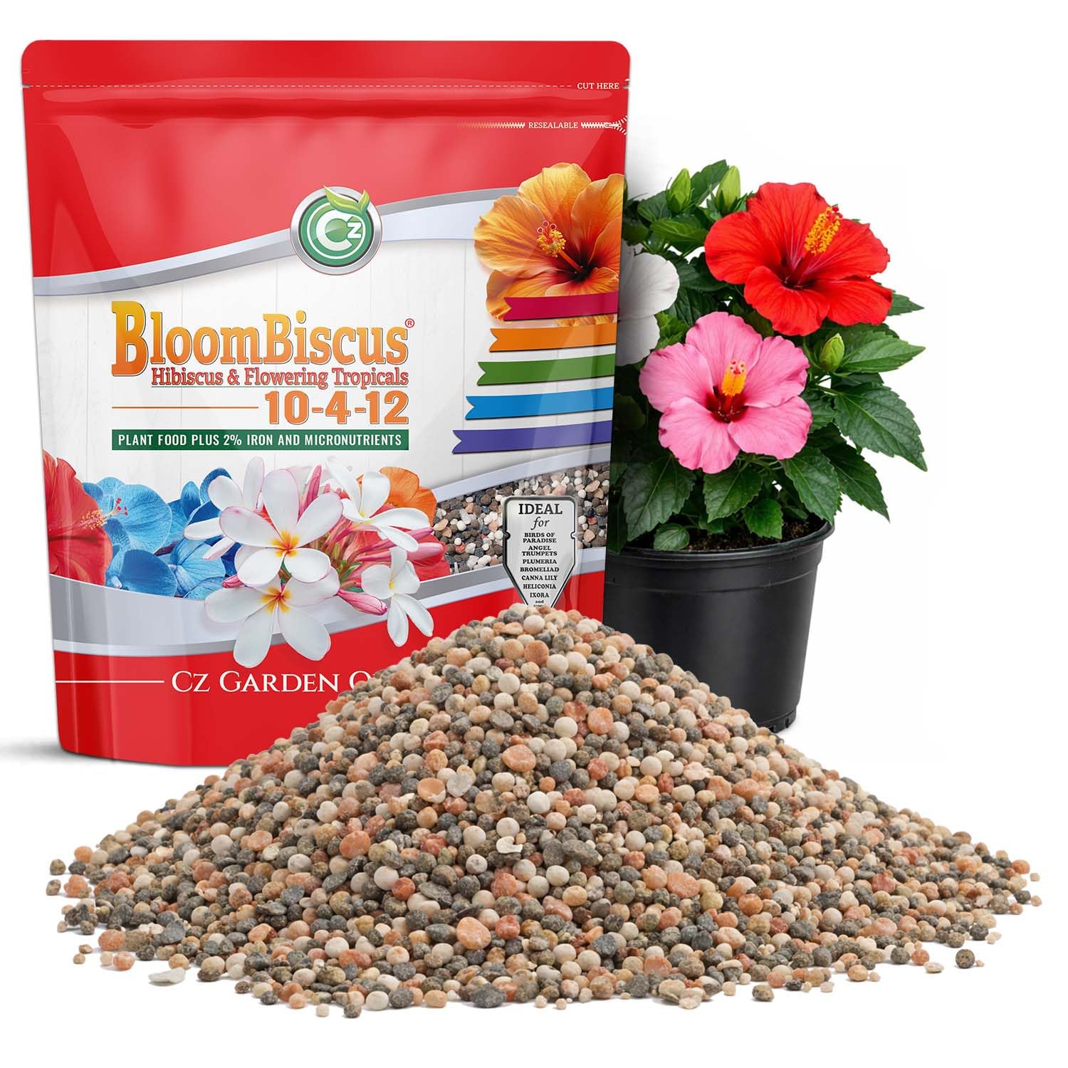 Amazon.com : BloomBiscus® Hibiscus 4LB Plant Food - Made in USA