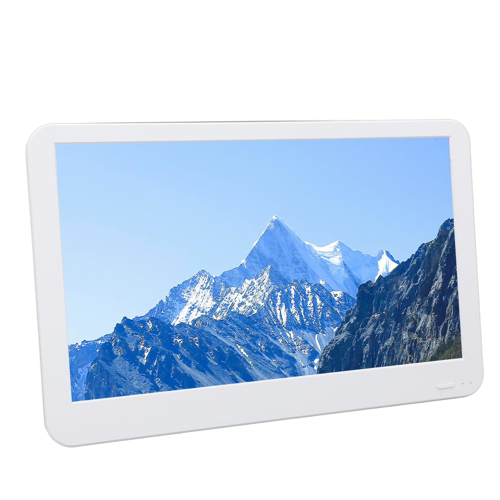 Akozon Grabador de Vídeo en Red PoE HD, Pantalla Grande de 11,5 Pulgadas para Seguridad en el Hogar, Antenas Duales NVR de 100 a 240V (Enchufe de la UE)