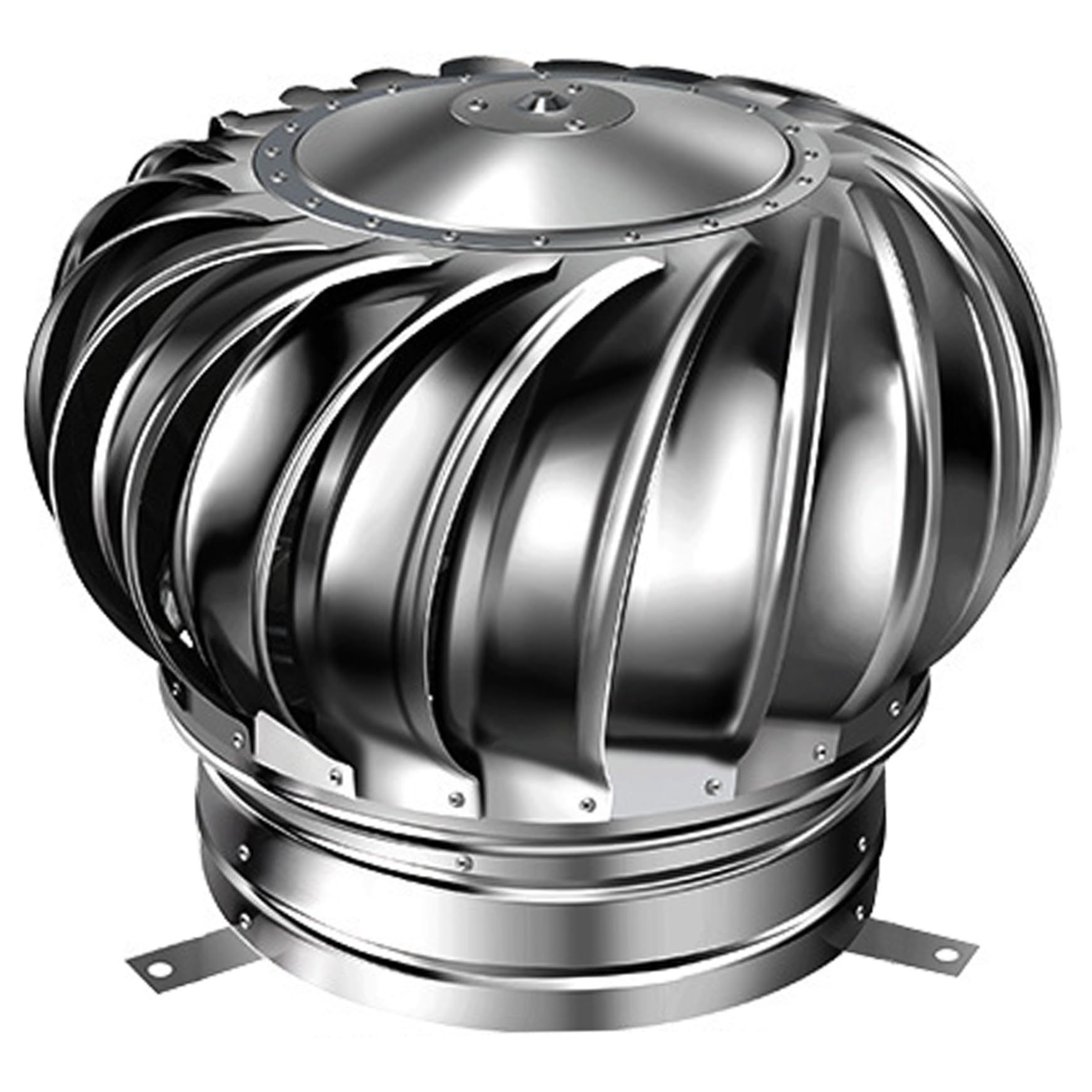 Turbine rotative non alimentée 11 pouces anti humidité pour toit
