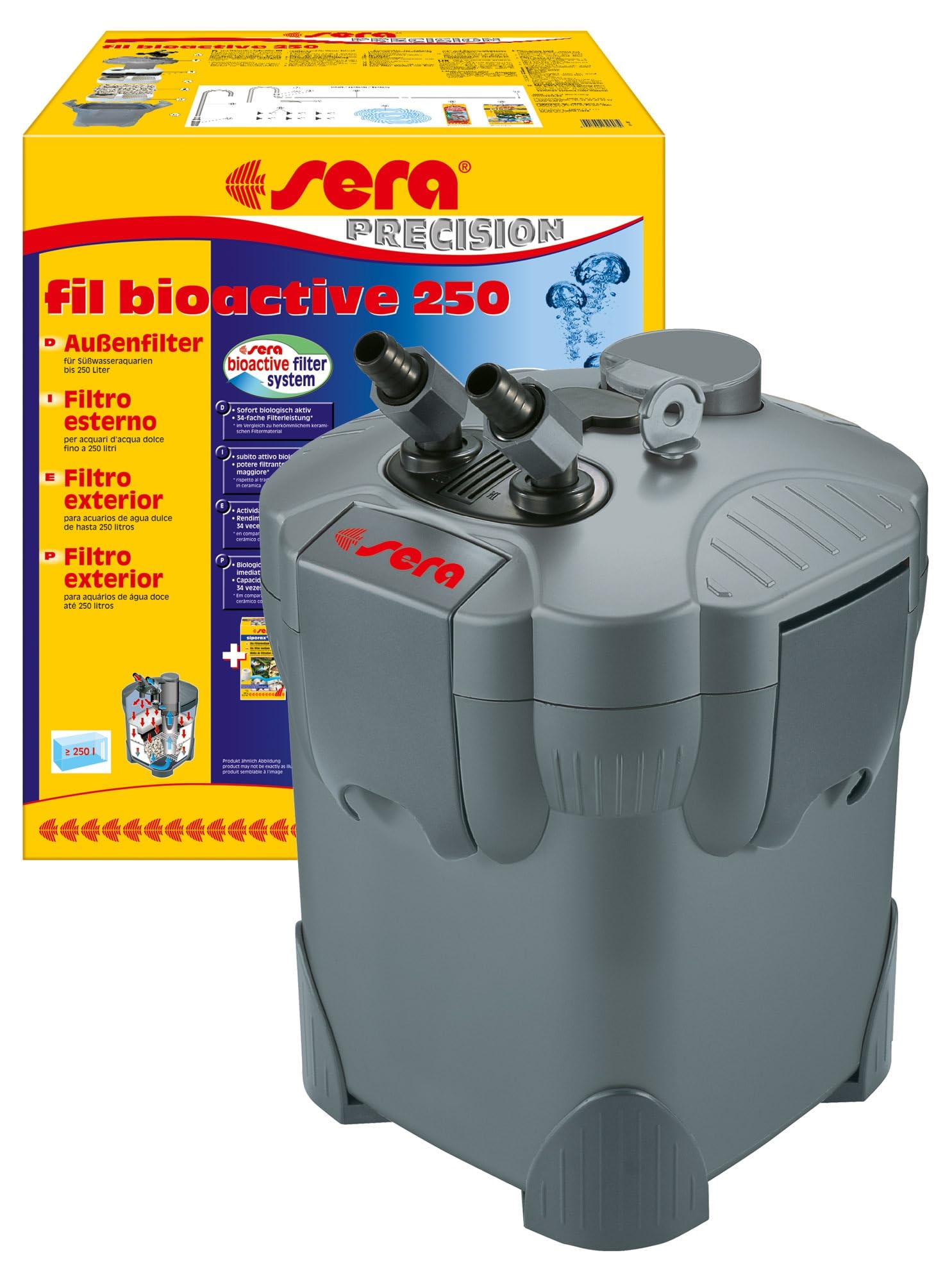 sera fil bioactive 250 | per acquari fino a 250 l | per acquari piccoli