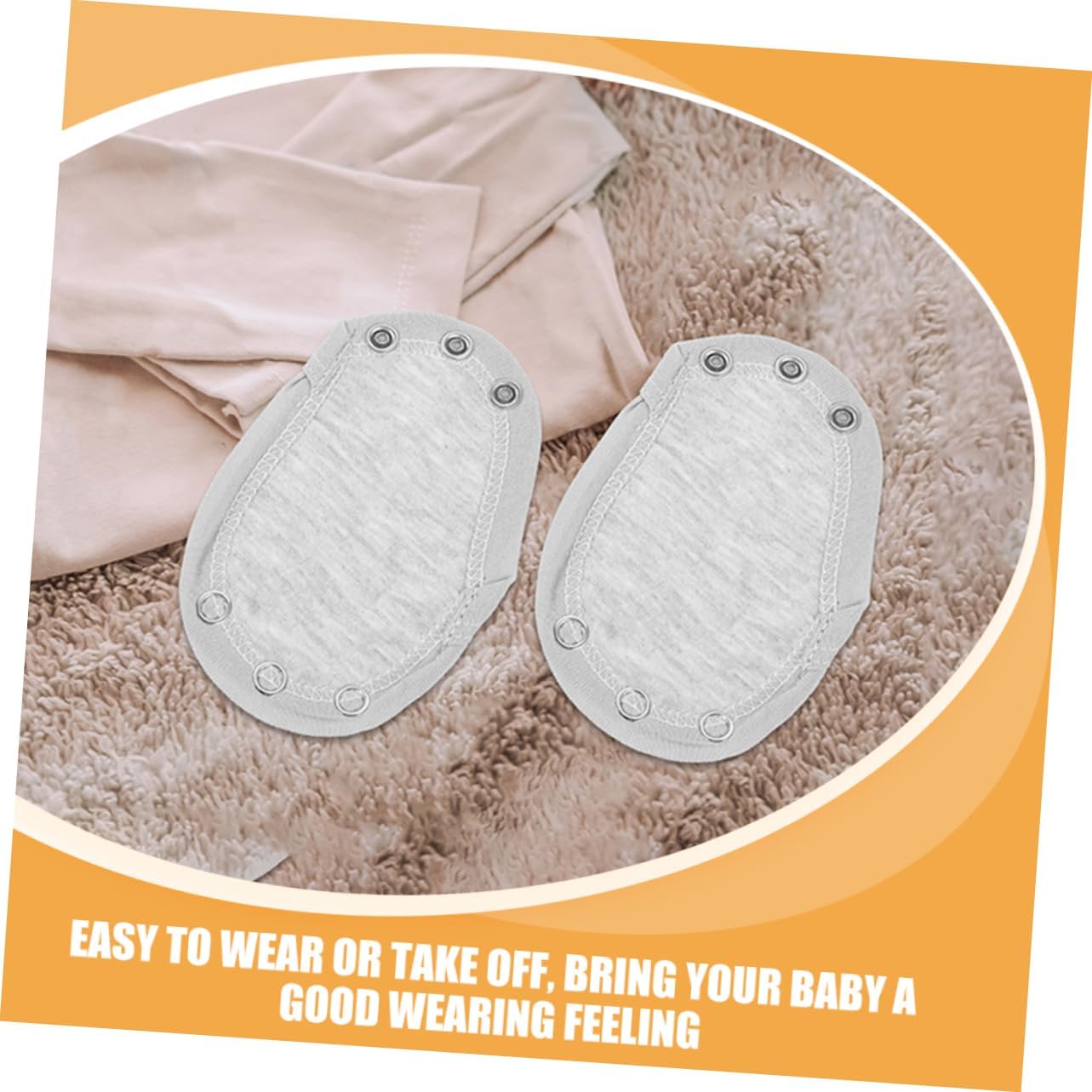 UTHCLO Bodysuit Snap Extenders for Jumpsuits Soft Crotch Extension for Comfort Double Design for - Image 9