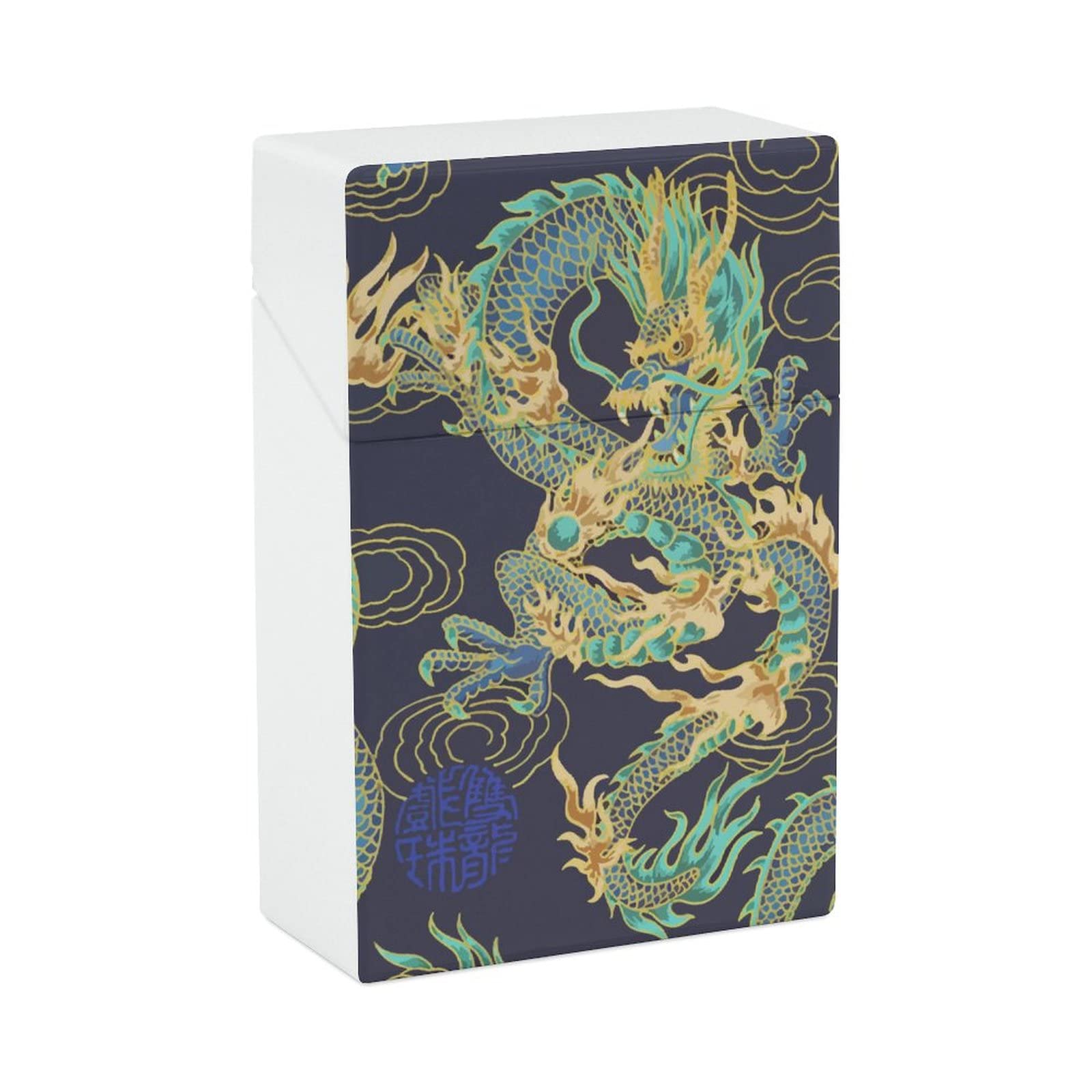 Amazon.co.jp: タバコケース シガレットケース 龍 ドラゴン柄 シガー